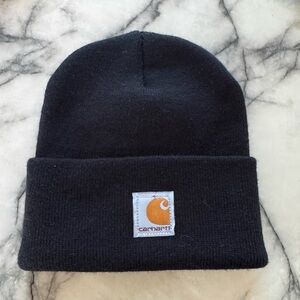 Kids Carhartt Black Beanie